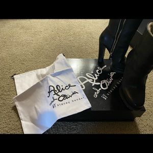 Alice and Olivia Holden Platform Boots